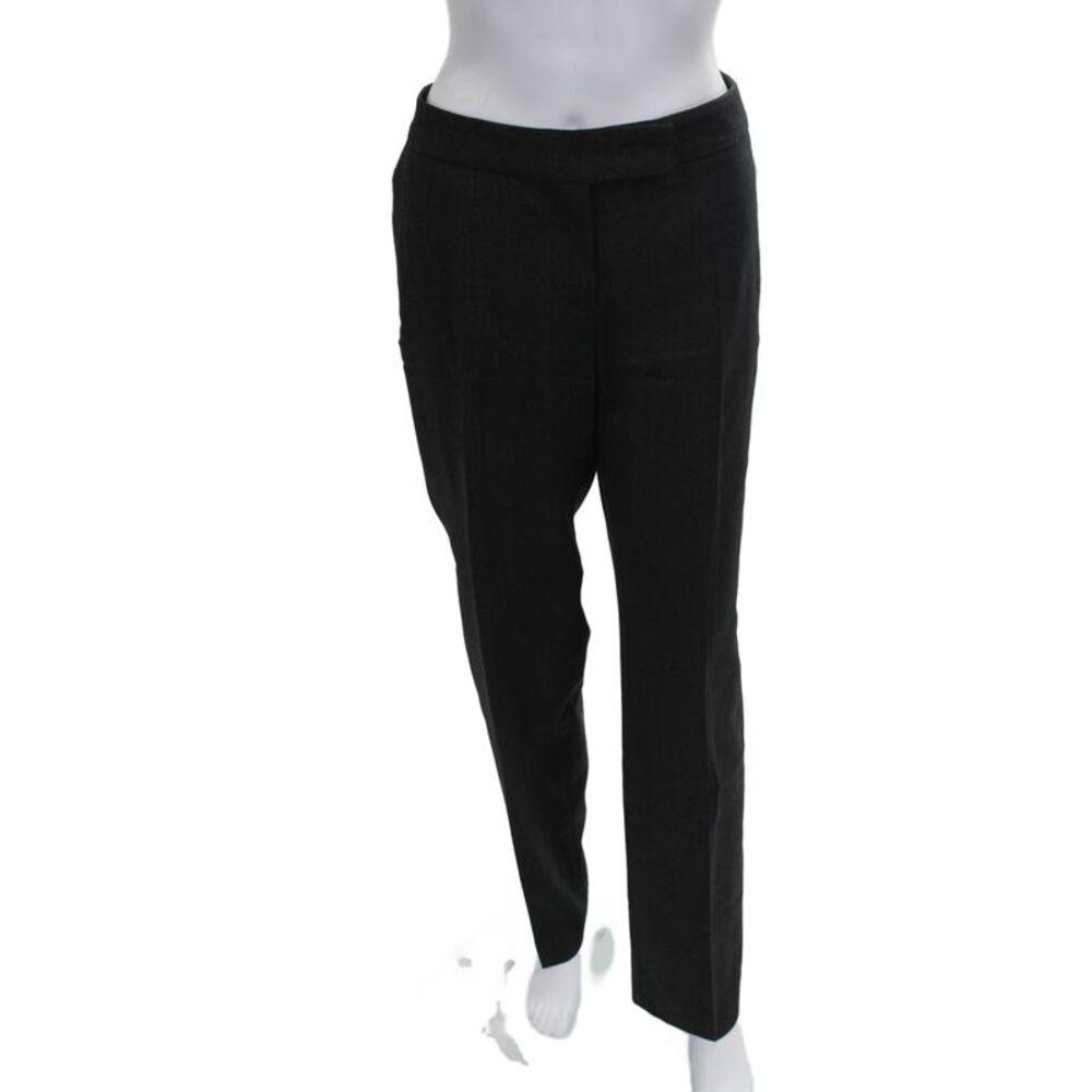 Marc Cain Womens Gray Wool Dress Pants Zip Closure Size 5